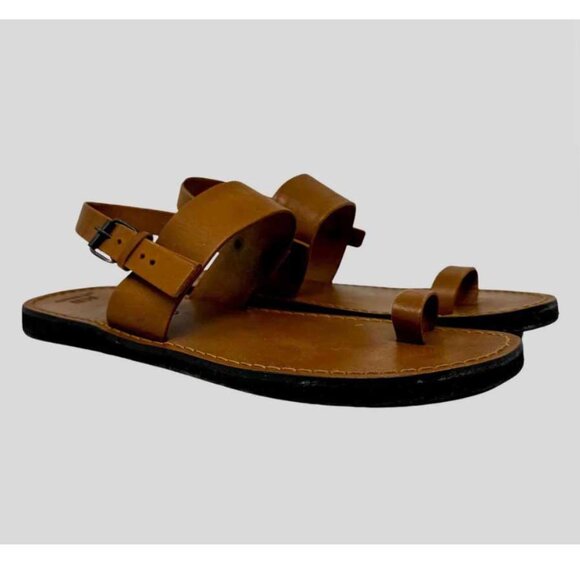 JCH ARTESANO Leather Toe Loop Sandals - Size 11.5 US / 28 CM main image 5